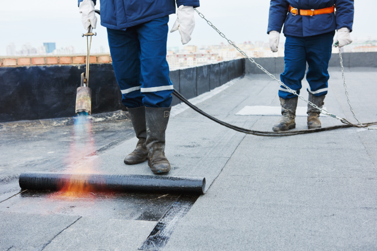 flat roof repair by Mr. Max Roofing