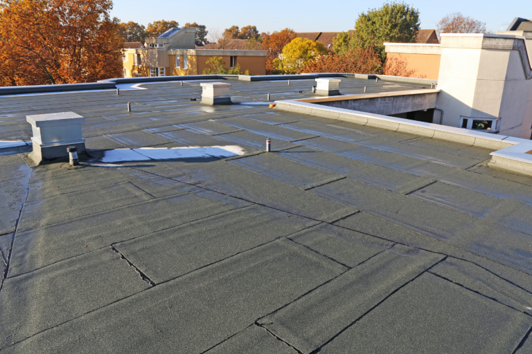 flat roof house by Mr. Max Roofing